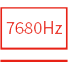 7,680 Hz Refresh Rate