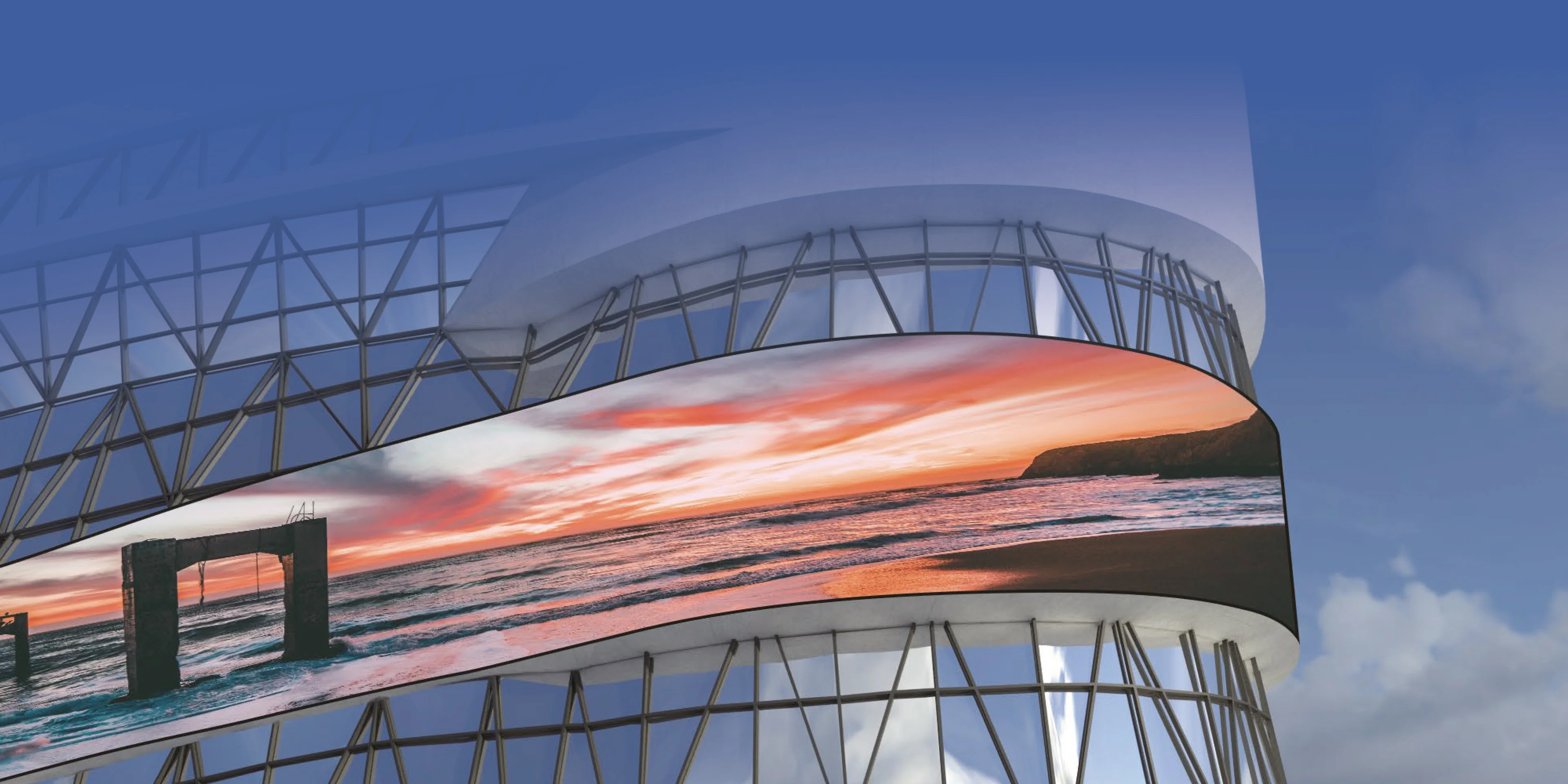 Curved Display with MV Edge
