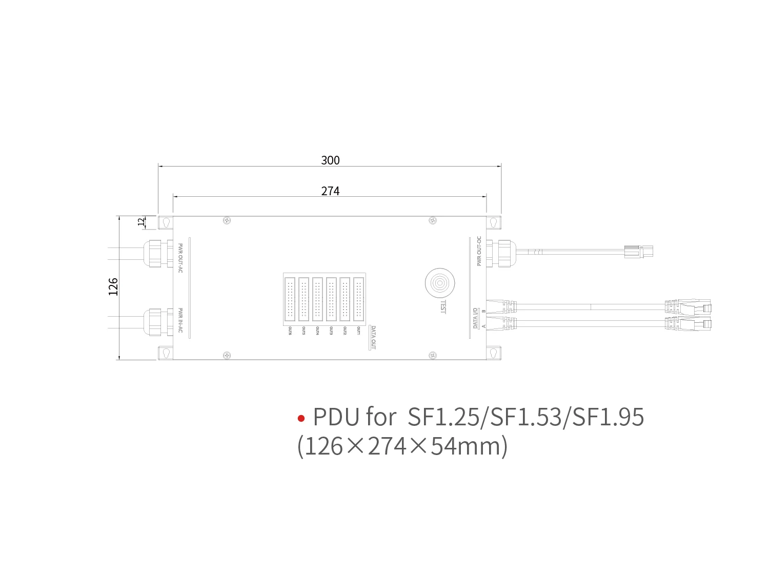 Lightweight PDU and Cleaner Cabling
